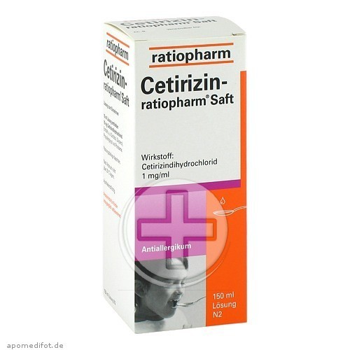 CETIRIZINratiopharm Saft