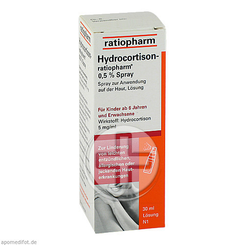 HYDROCORTISONratiopharm 0,5 Spray
