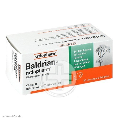 BALDRIAN-RATIOPHARM überzogene Tabletten